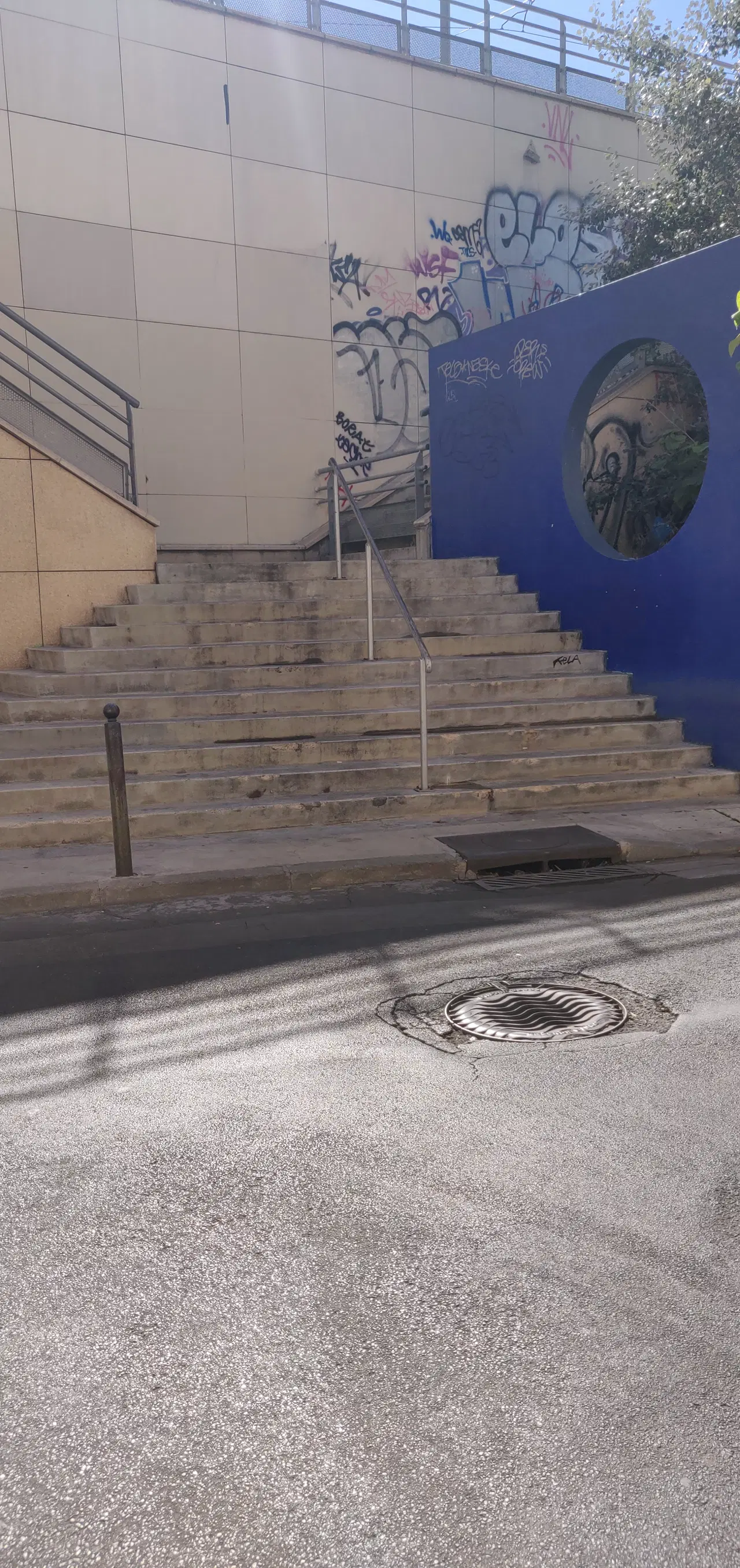 Rail stairs behind Polygone — photo 1