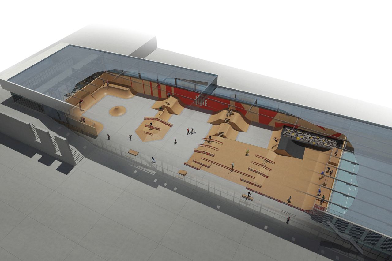 Hall de Glisse skatepark — photo 1