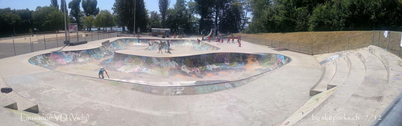 Lausanne Vidy skatepark — photo 1