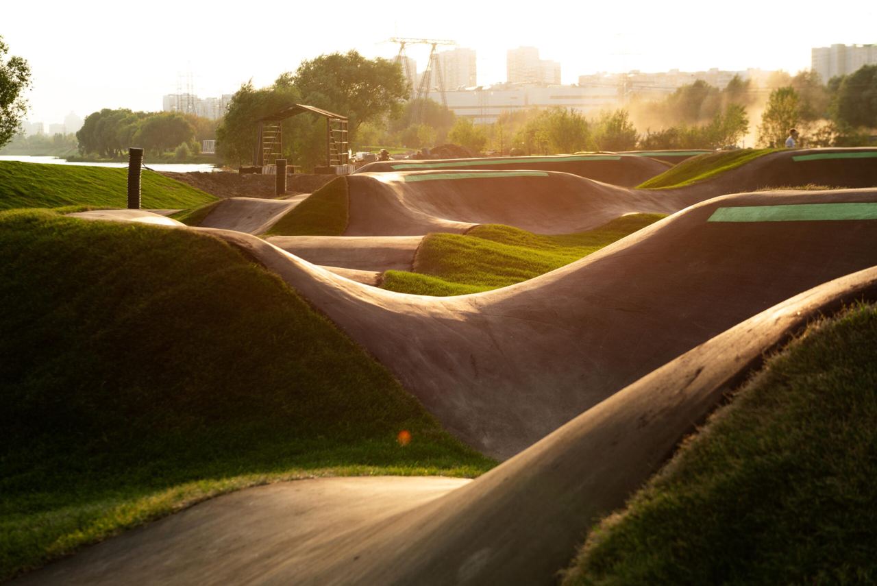 Pumptrack in Maryino (850 years of Moscow park) — photo 1