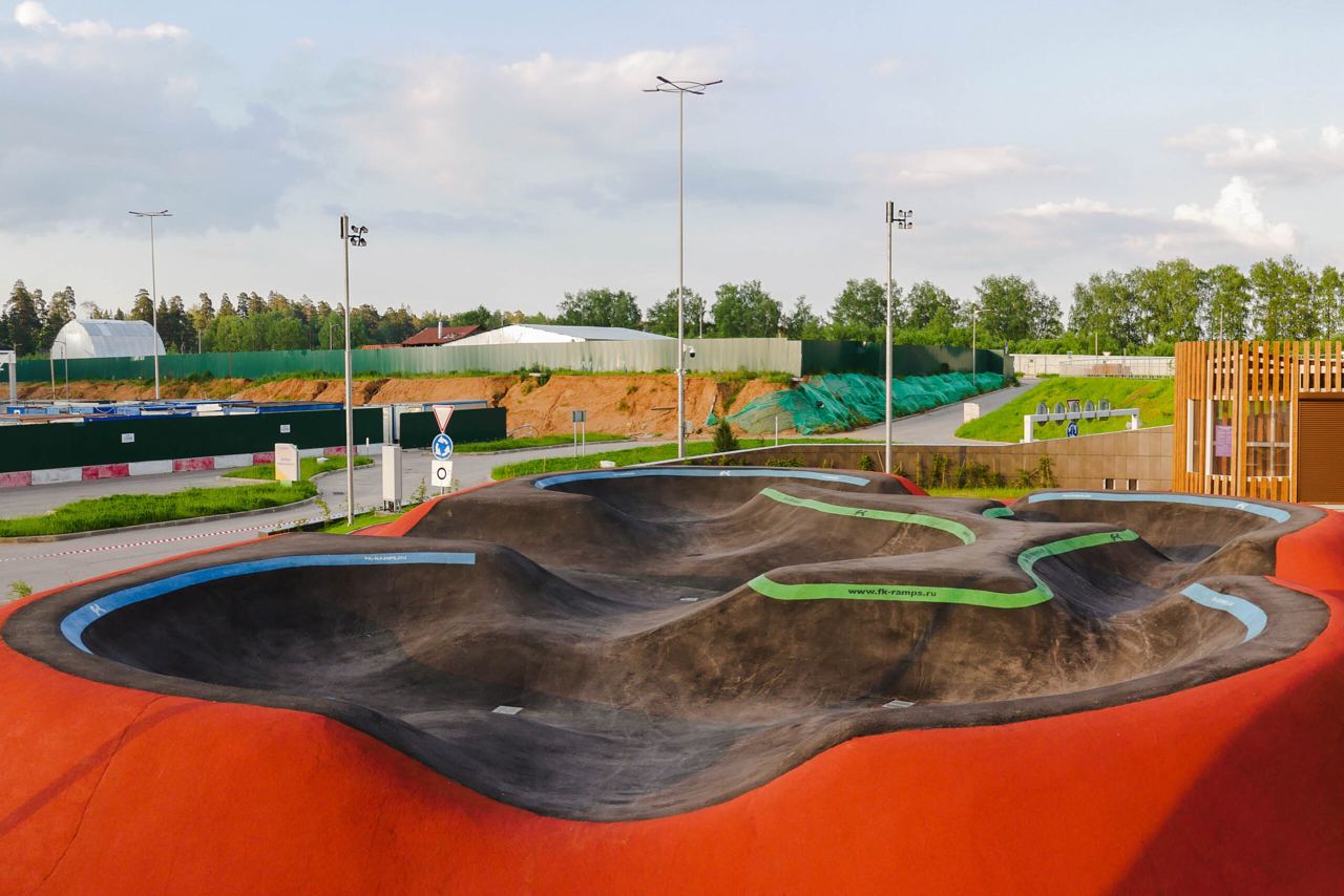 Pumptrack in Pushkino Moscow area — photo 1