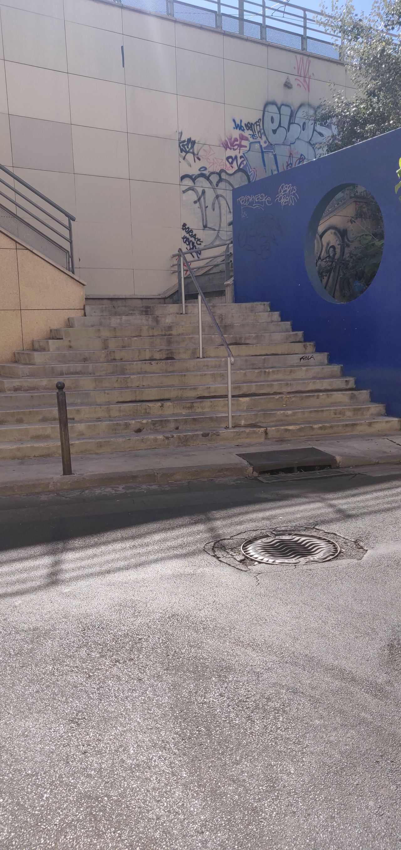 Rail stairs behind Polygone — photo 1