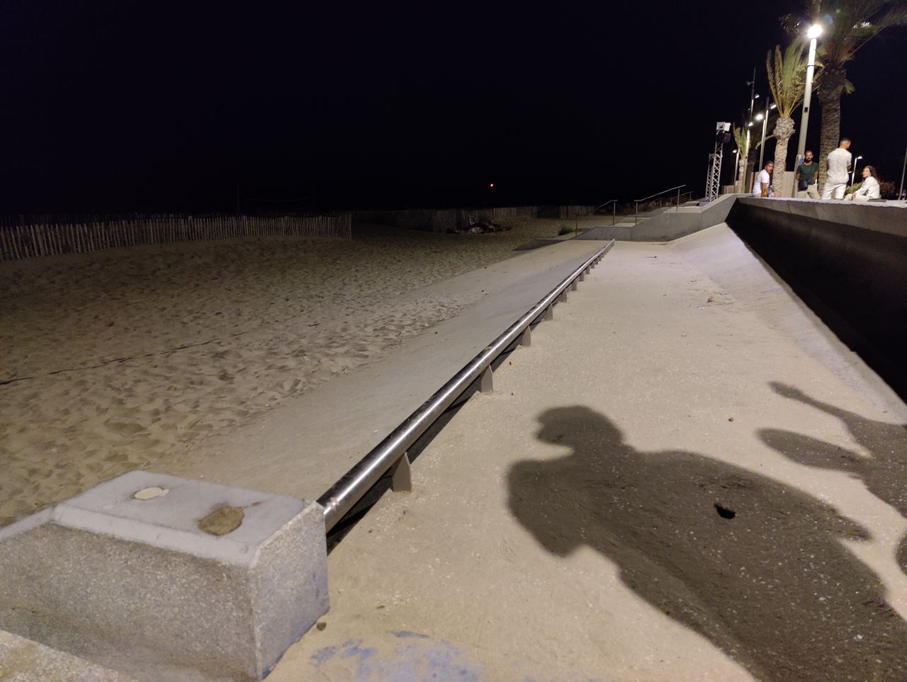 Rail plage La Grande-Motte — photo 1